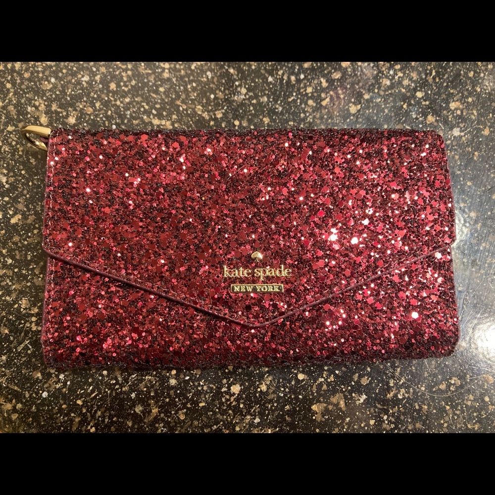 Kate Spade small glitter wallet
